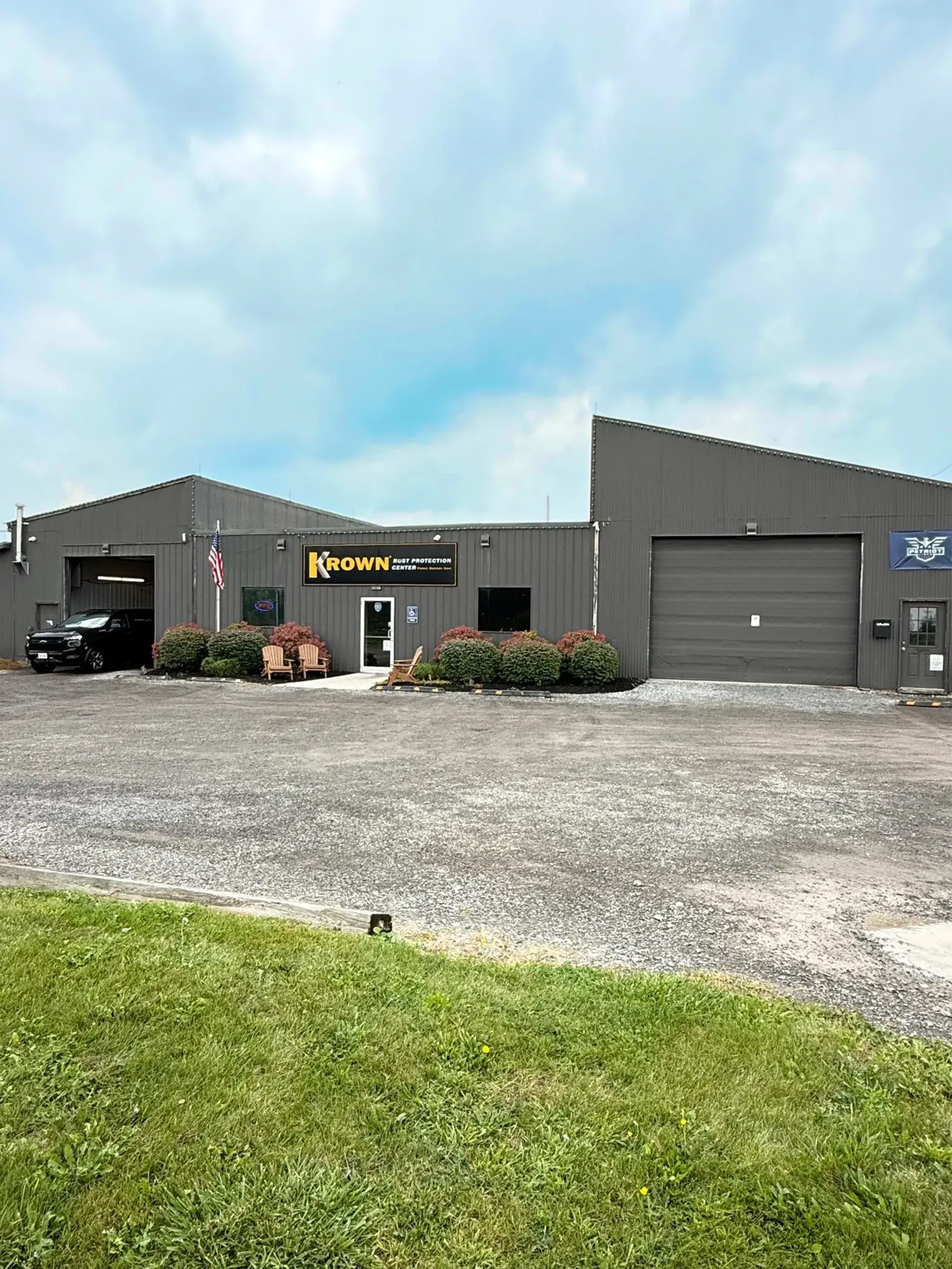 The Krown Stanley building on Route 5 and 20