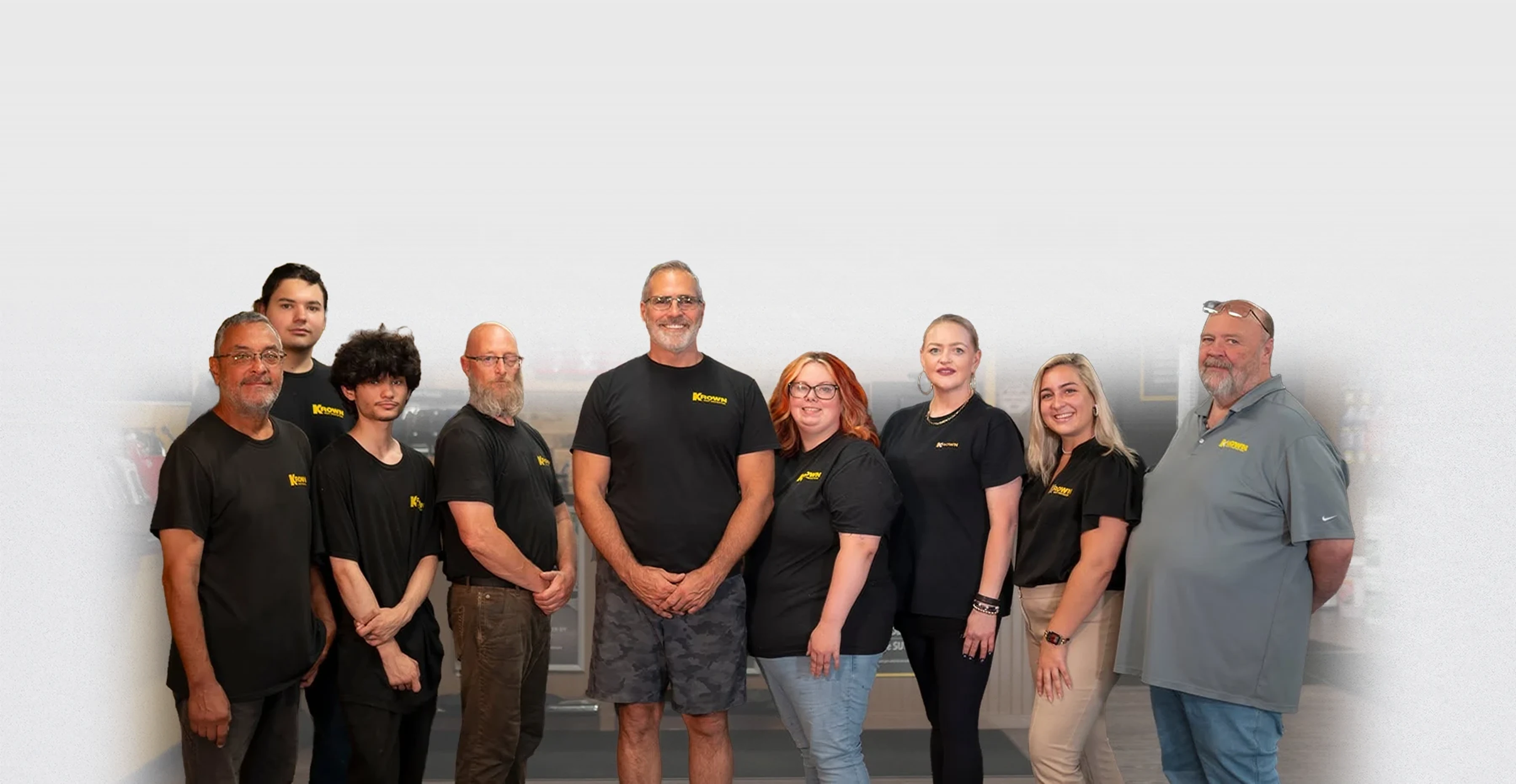 The Krown Stanley crew standing together
